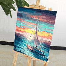 Load image into Gallery viewer, DIY Painting by number kit | Ship at sea
