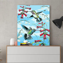 Load image into Gallery viewer, DIY Painting by number kit | Hummingbird
