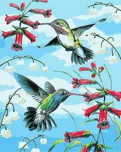 Load image into Gallery viewer, DIY Painting by number kit | Hummingbird
