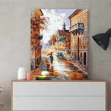 Load image into Gallery viewer, DIY Painting by number kit | Autumn road
