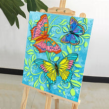 Load image into Gallery viewer, DIY Painting by number kit | Butterflies
