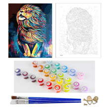Load image into Gallery viewer, DIY Painting by number kit | Lion
