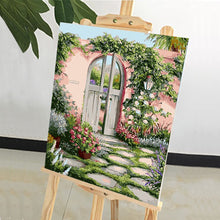 Load image into Gallery viewer, DIY Painting by number kit | Garden gate
