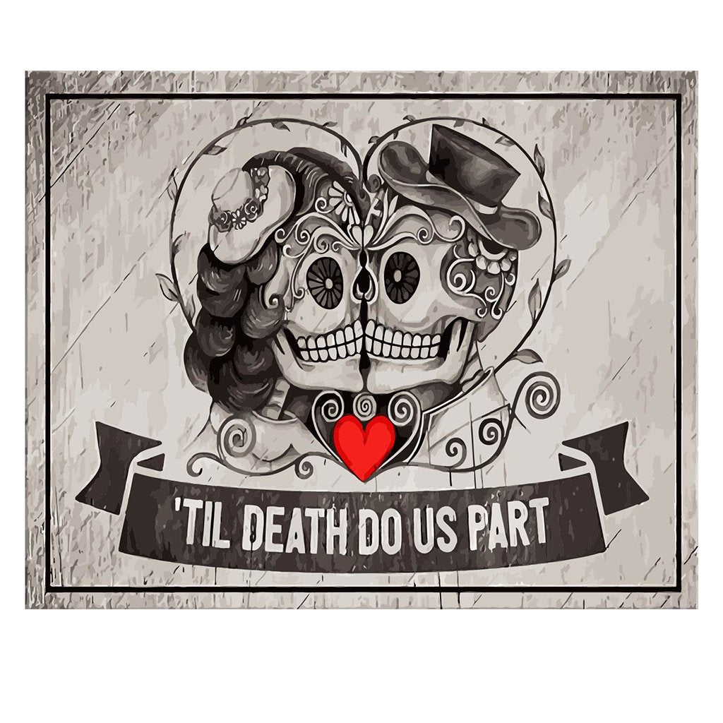 DIY Painting by number kit | Till death do us part