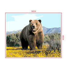 Load image into Gallery viewer, DIY Painting by number kit | Black bear
