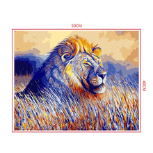 Load image into Gallery viewer, DIY Painting by number kit | Animal lion
