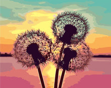 Load image into Gallery viewer, DIY Painting by number kit | Beautiful dandelions
