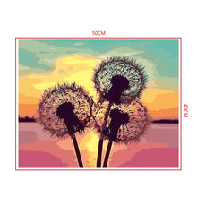 Load image into Gallery viewer, DIY Painting by number kit | Beautiful dandelions
