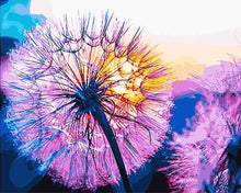 Load image into Gallery viewer, DIY Painting by number kit | Beautiful dandelion
