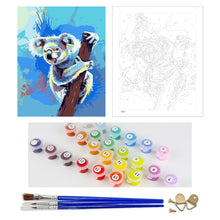 Load image into Gallery viewer, DIY Painting by number kit | Animal koala
