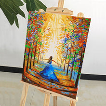 Load image into Gallery viewer, DIY Painting by number kit | Beautiful girl in the sun
