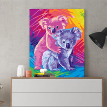 Load image into Gallery viewer, DIY Painting by number kit | Cute koalas
