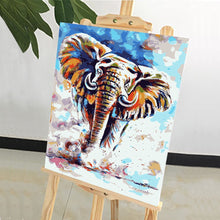 Load image into Gallery viewer, DIY Painting by number kit | Wild elephant
