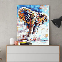 Load image into Gallery viewer, DIY Painting by number kit | Wild elephant
