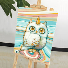 Load image into Gallery viewer, DIY Painting by number kit | Cute owl
