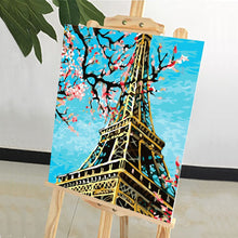 Load image into Gallery viewer, DIY Painting by number kit | Eiffel tower
