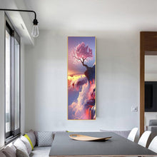 Load image into Gallery viewer, Full Diamond Painting kit | Tree on the cliff
