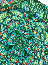 Load image into Gallery viewer, Crystal Rhinestone Diamond Painting Kit | Mandala Green

