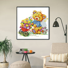 Load image into Gallery viewer, 11CT Full Cross Stitch | Little bear (48x48cm)
