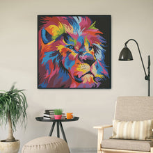 Load image into Gallery viewer, 11CT Full Cross Stitch | Colorful Lion (36x36cm)
