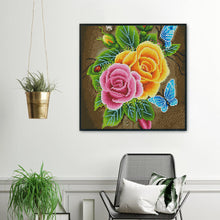 Load image into Gallery viewer, 11CT Full Cross Stitch | flowers (36x36cm)
