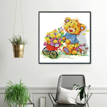Load image into Gallery viewer, 11CT Full Cross Stitch | Little bear (48x48cm)
