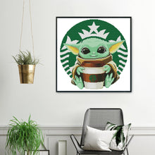 Load image into Gallery viewer, 11CT Full Cross Stitch | Yoda (48x48cm)
