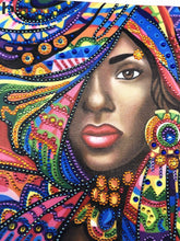 Load image into Gallery viewer, Crystal Rhinestone Diamond Painting Kit | Black Women
