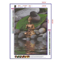 Load image into Gallery viewer, Full Diamond Painting kit | Buddha on the Rocks
