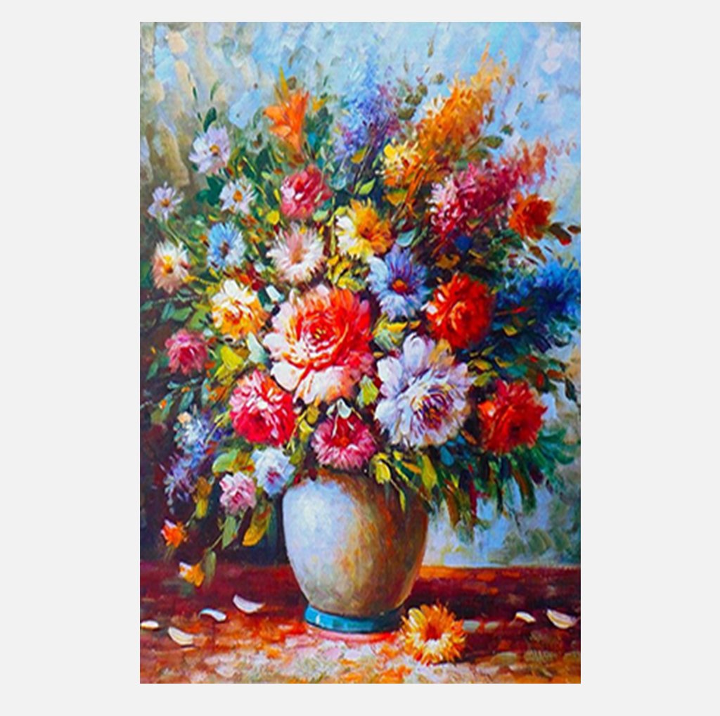 Full Diamond Painting kit | Flowers on vase