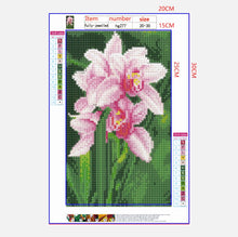 Load image into Gallery viewer, Full Diamond Painting kit | Flower Orchids
