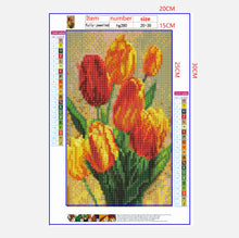 Load image into Gallery viewer, Full Diamond Painting kit | Flower tulip
