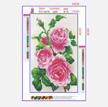 Load image into Gallery viewer, Full Diamond Painting kit | Peony flower
