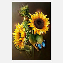 Load image into Gallery viewer, Full Diamond Painting kit | Sunflower flower
