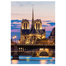 Load image into Gallery viewer, Full Diamond Painting kit | Scenery of Cathédrale Notre Dame de Paris
