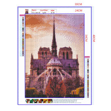 Load image into Gallery viewer, Full Diamond Painting kit | Beautiful scenery of Cathédrale Notre Dame de Paris
