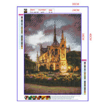 Load image into Gallery viewer, Full Diamond Painting kit | Beautiful scenery of Cathédrale Notre Dame de Paris
