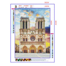 Load image into Gallery viewer, Full Diamond Painting kit | Beautiful scenery of Cathédrale Notre Dame de Paris
