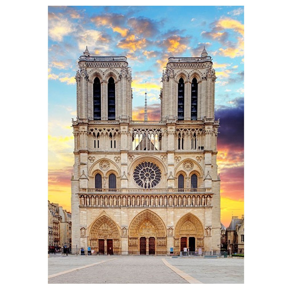 Full Diamond Painting kit | Beautiful scenery of Cathédrale Notre Dame de Paris