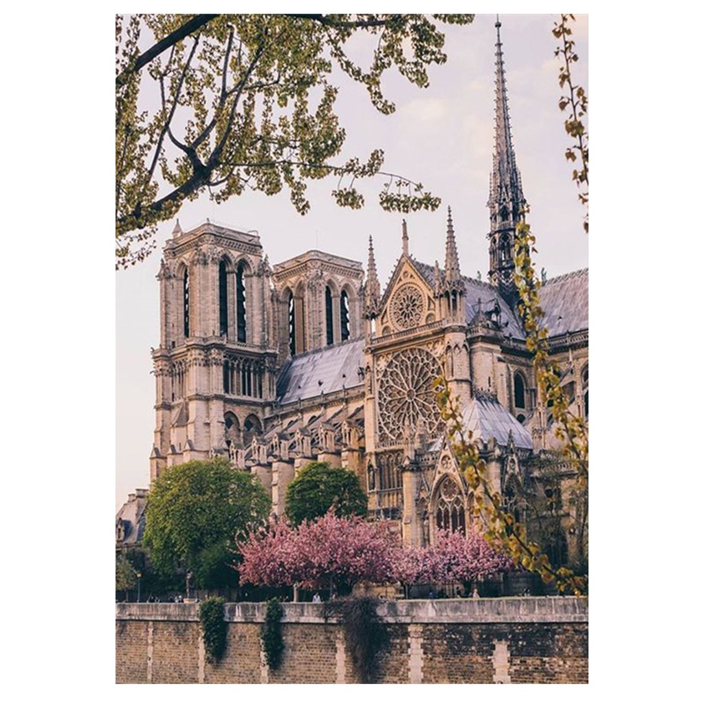 Full Diamond Painting kit | Beautiful scenery of Cathédrale Notre Dame de Paris