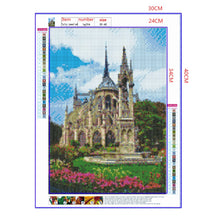 Load image into Gallery viewer, Full Diamond Painting kit | Beautiful scenery of Cathédrale Notre Dame de Paris
