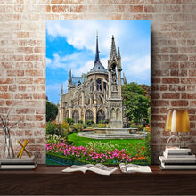 Load image into Gallery viewer, Full Diamond Painting kit | Beautiful scenery of Cathédrale Notre Dame de Paris
