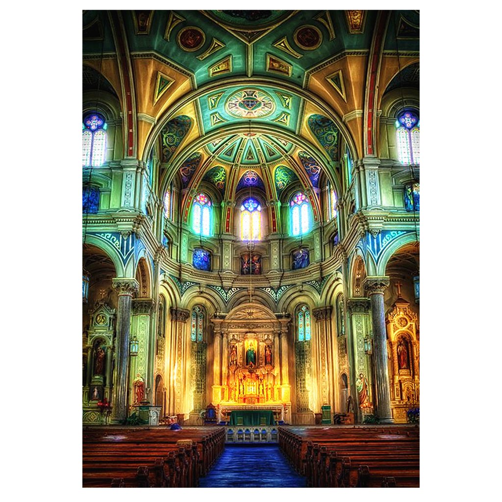 Full Diamond Painting kit | Interior view of Cathédrale Notre Dame de Paris