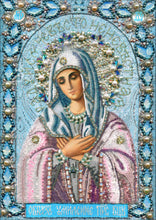 Load image into Gallery viewer, Crystal Rhinestone diamond Painting Kit | Religious Female Figure
