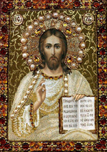 Load image into Gallery viewer, Crystal Rhinestone diamond Painting Kit | Jesus speaking scriptures
