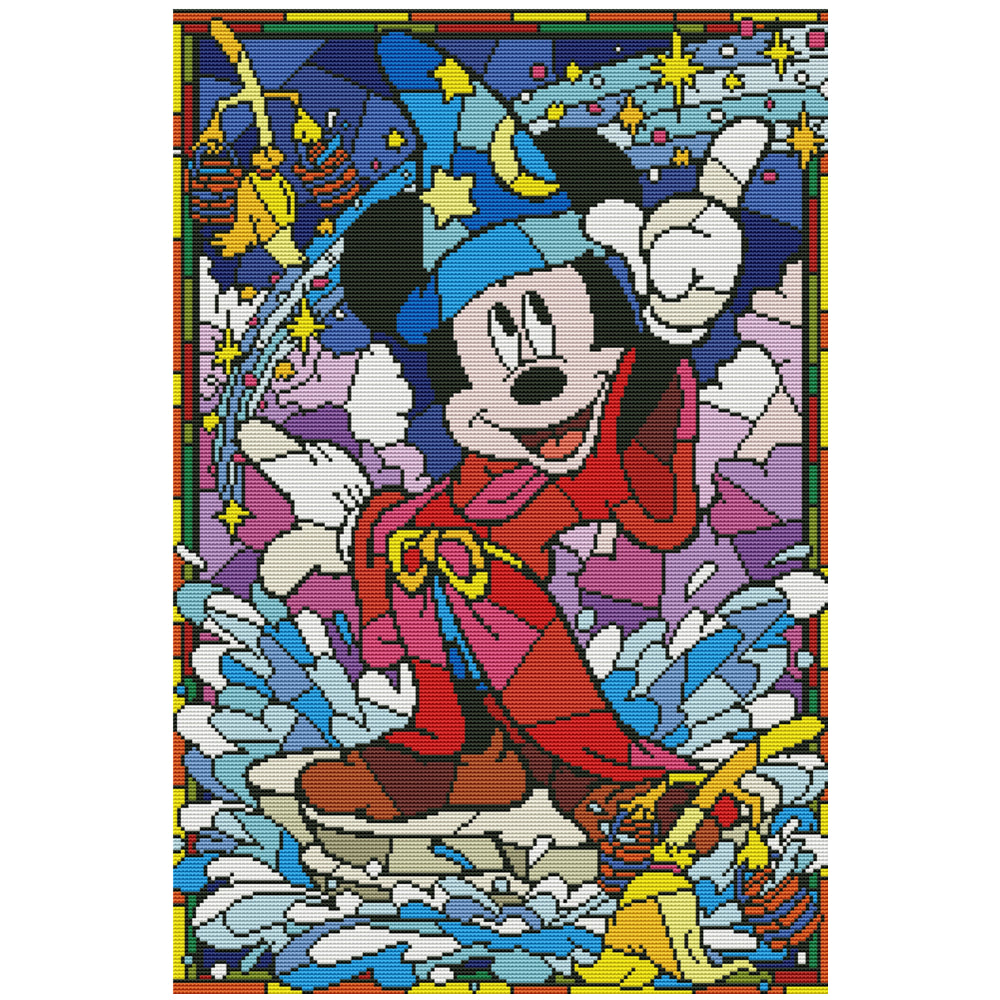 11CT Full Cross Stitch | Mickey Mouse (48x68cm)