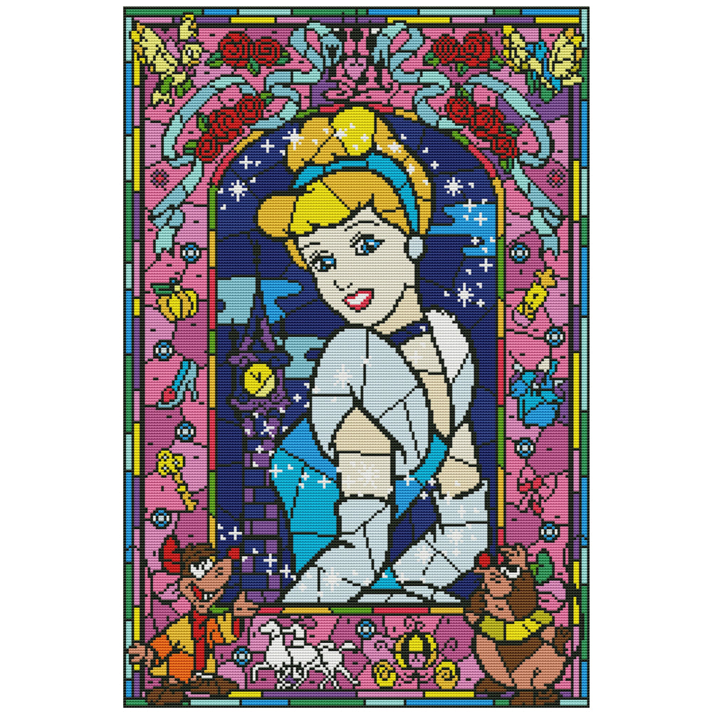 11CT Full Cross Stitch | Cinderella (48x68cm)