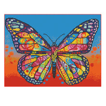 Load image into Gallery viewer, 11CT Full Cross Stitch | Colorful butterfly (36x46cm)
