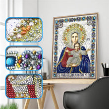 Load image into Gallery viewer, Crystal Rhinestone Diamond Painting Kit | Religious Leaders
