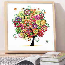 Load image into Gallery viewer, Crystal Rhinestone Diamond Painting Kit | Season Tree
